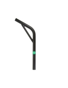 Cro-Mo Seatpost Pilar 22.2 x 400mm Lay-Back W/Support Black.